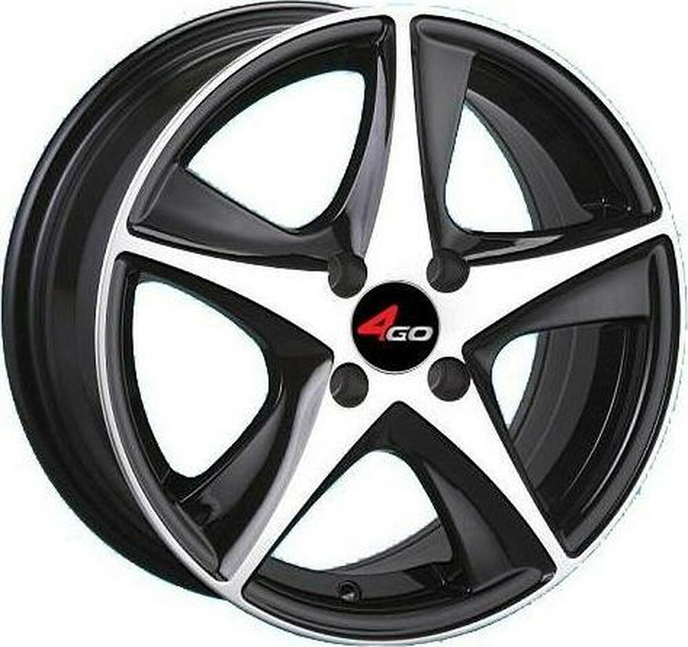 4GO JJ525 6x14 4x100 ET 35 Dia 67.1 Silver