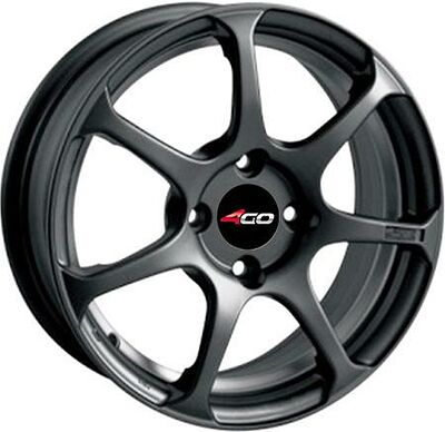 4GO JJ713 6.5x15 4x100 ET 40 Dia 67.1 Silver