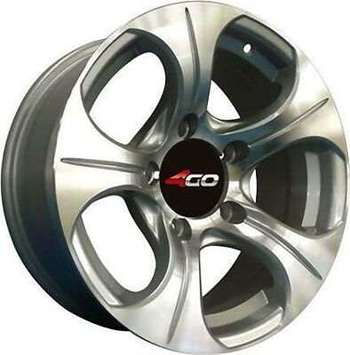 4GO RV009 7x16 6x139.7 ET 5 Dia 110.2 Silver