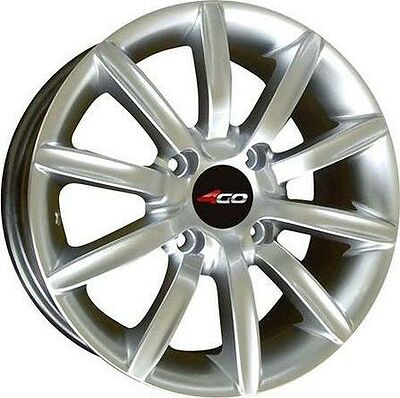 4GO RV101 6x14 4x98 ET 35 Dia 58.6 silver