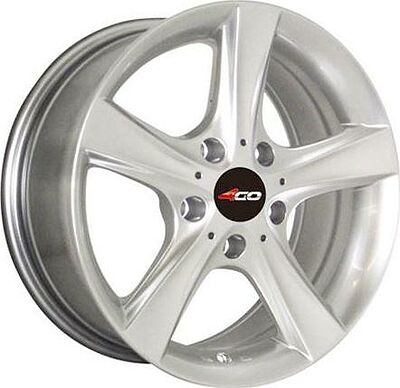 4GO RV507 5.5x14 5x100 ET 38 Dia 57.1 silver