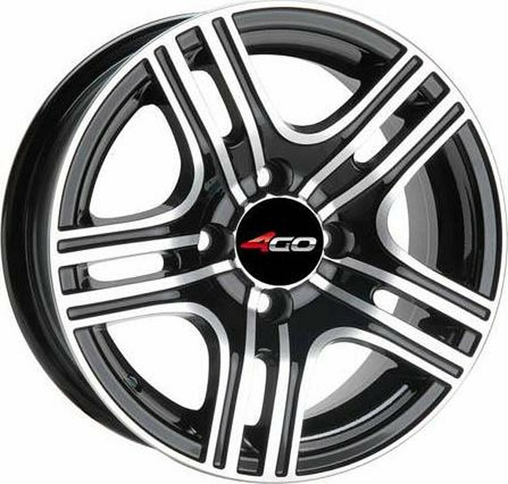4GO RV540 5.5x13 4x98 ET 35 Dia 58.6 silver