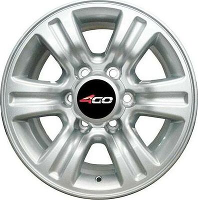 4GO RV650 7x16 6x139.7 ET 10 Dia 110.5 silver