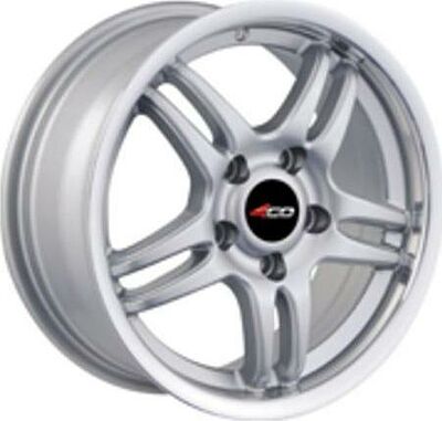 4GO SD086 6.5x15 4x100 ET 40 Dia 67.1 silver