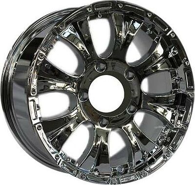 4GO XS257 8x16 6x139.7 Dia 110.1 Black
