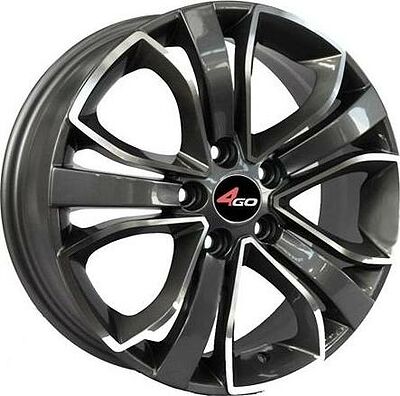 4GO XS667 6x14 4x100 ET 40 Dia 67.1 GMMF