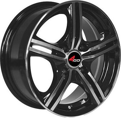 4GO YQ1 7x16 5x108 ET 42 Dia 67.1 Silver