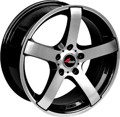 4GO YQ10 8x18 5x114.3 ET 40 Dia 66.1 Silver