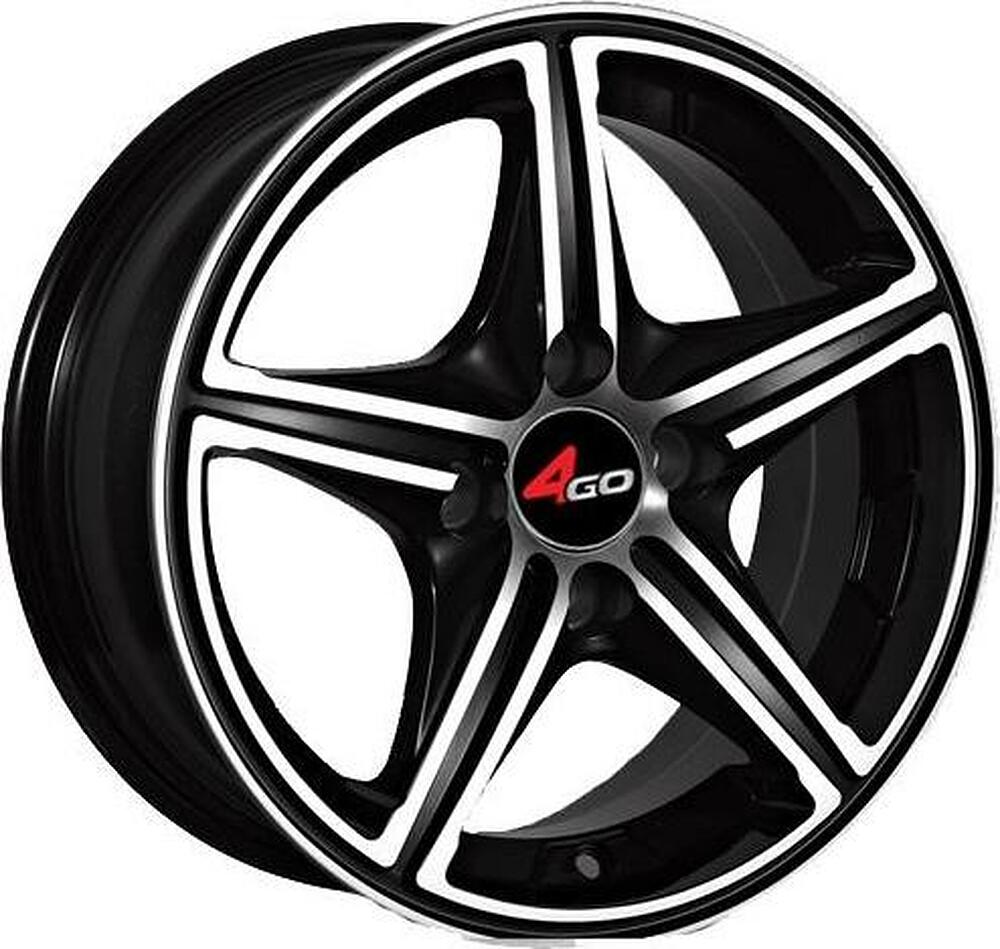 4GO YQ8 6x14 4x100 ET 38 Dia 67.1 Silver