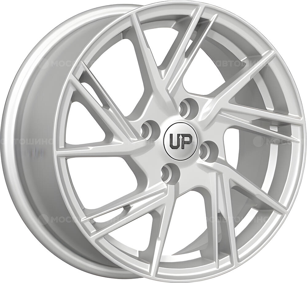 Wheels UP UP115 6.5x15 5x100 ET 38 Dia 57.1 silver