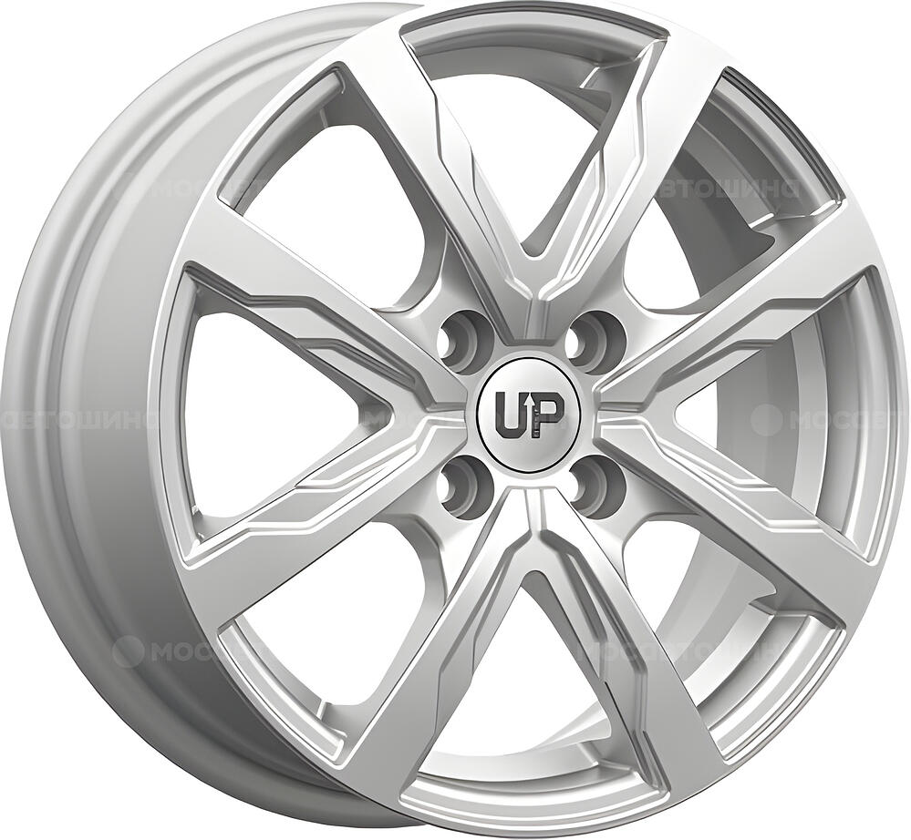 Wheels UP UP122 6x15 4x100 ET 39 Dia 56.6 silver