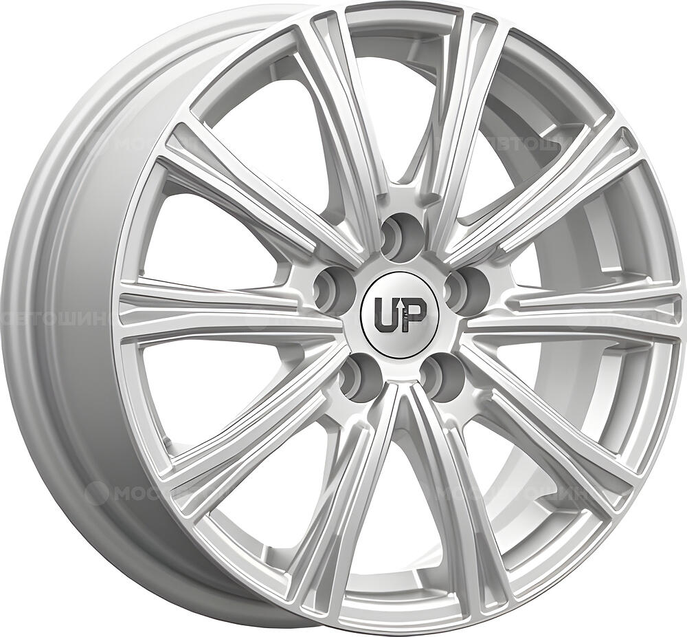 Wheels UP UP123 6x15 5x100 ET 38 Dia 57.1 silver
