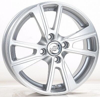 Aero A1602 5.5x14 4x100 ET 38 Dia 67.1 silver