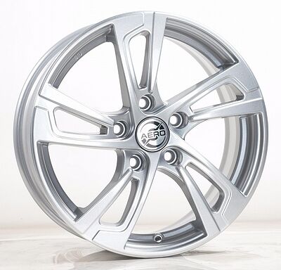 Aero A1604 6x16 5x100 ET 38 Dia 67 Silver