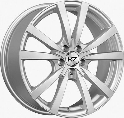 Aero A1645 7x17 5x108 ET 45 Dia 67 Silver