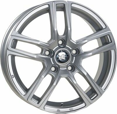 Aero A7468 6x16 4x100 ET 50 Dia 60.1 silver