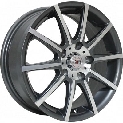 Alcasta M12 6x16 4x100 ET 36 Dia 60.1 GMF