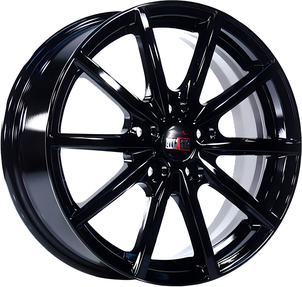 Alcasta M61 7x17 5x114 ET 45 Dia 54 Black