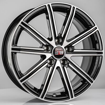 Alcasta M64 7x17 5x108 ET 45 Dia 63.4 BFP