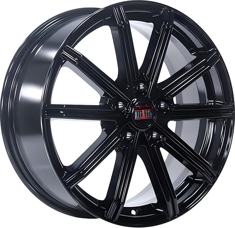 Alcasta M64 7x17 5x110 ET 39 Dia 65.1 black