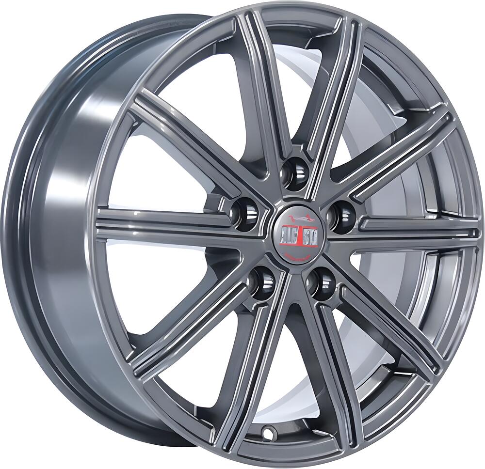 Alcasta M64 7x17 5x114 ET 45 Dia 67 Graphite