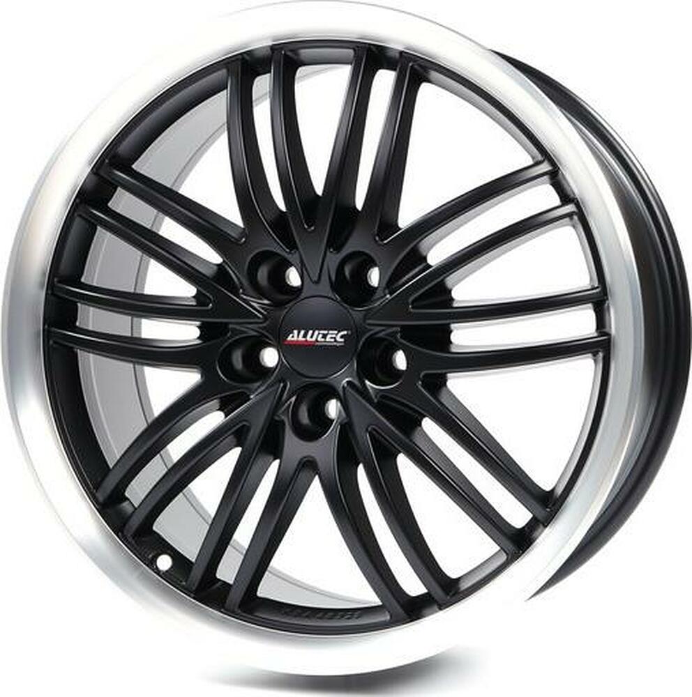 Alutec Black Sun 8.5x18 5x112 ET 30 Dia 66.5 racing black lip polished