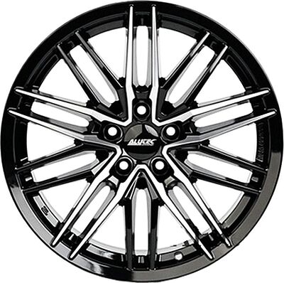 Alutec Burnside 7x16 5x108 ET 48 Dia 70.1 Diamant schwarz polished