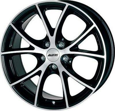 Alutec Cult 7x16 5x112 ET 48 Dia 70.1 Diamond Black Front Polished