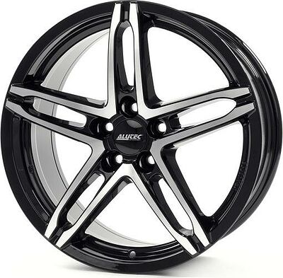 Alutec Poison 7x16 5x100 ET 38 Dia 63.3 Diamond Black Front Polished