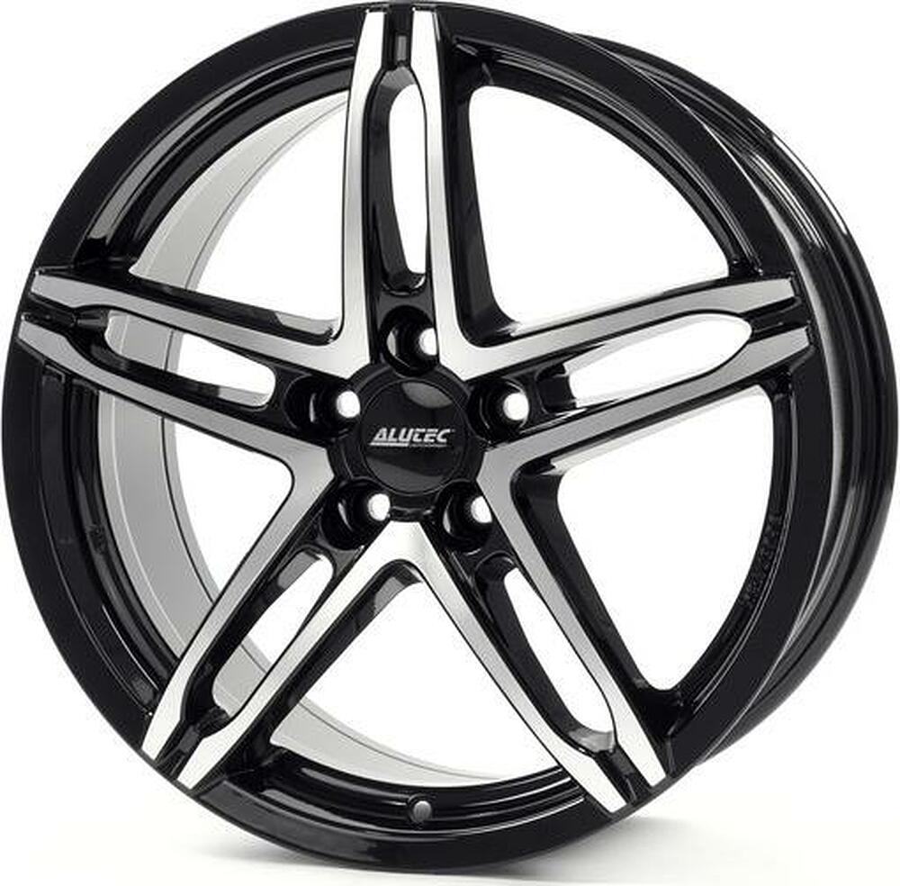 Alutec Poison 7x16 5x114.3 ET 48 Dia 70.1 Diamond Black Front Polished