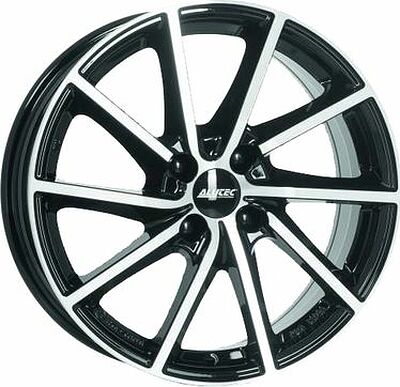 Alutec Singa 7x17 4x100 ET 44 Dia 56 Diamant black front polished