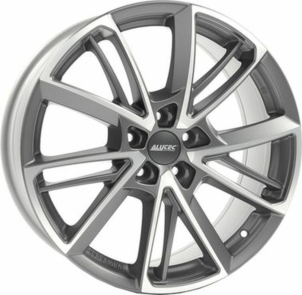 Alutec Xplosive 7x16 5x100 ET 38 Dia 63.3 Graphite matt front polished