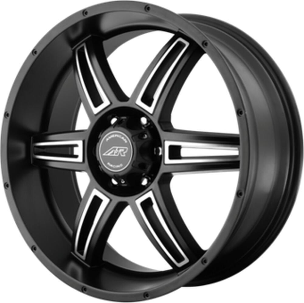 American Racing AR890 8x17 5x139.7 Dia 108 Black/Machined