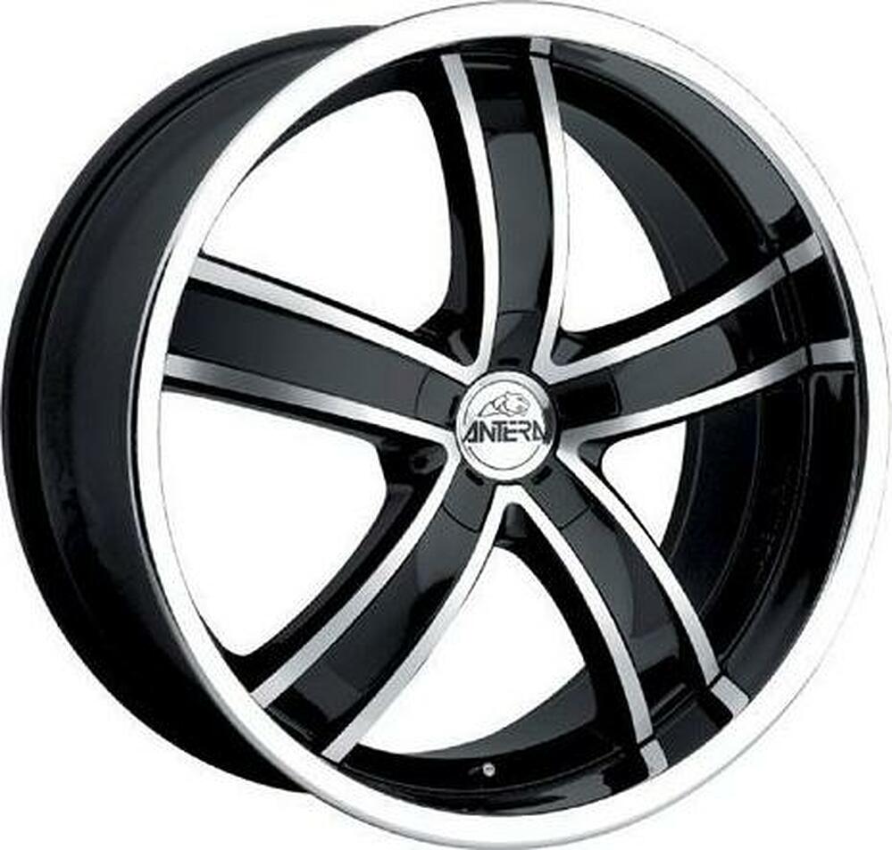 Antera 381 10x22 5x130 ET 54 Dia 71.6 Diamont Black Front and Lip Polished