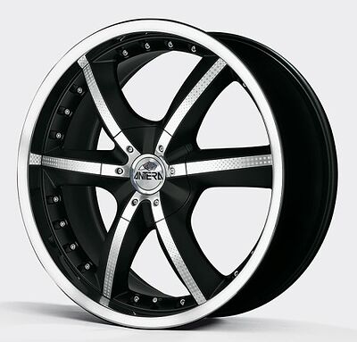 Antera 389 9.5x20 5x150 ET 35 Dia 110.1 Racing Black Lip Polished