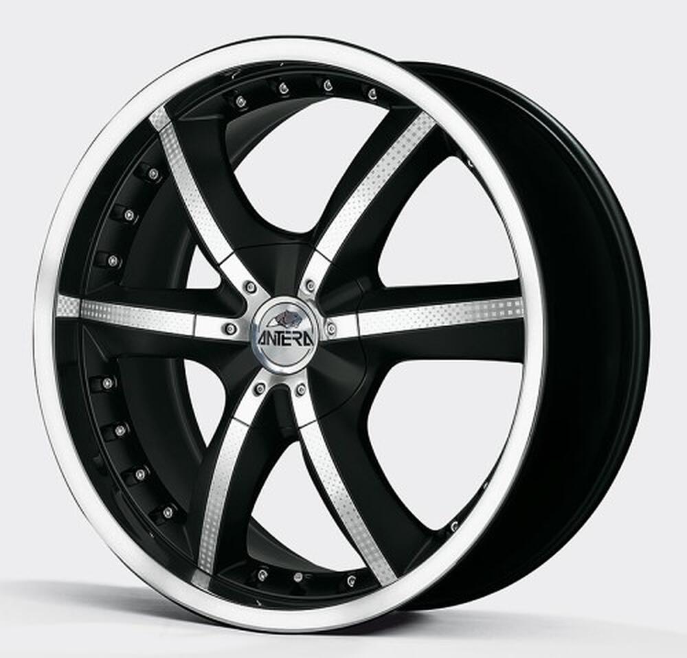 Antera 389 9.5x20 6x139.7 ET 30 Dia 78.1 Racing Black Lip Polished