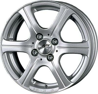 ASW Dino 6x15 4x114.3 ET 44 Dia 72.6 Silver
