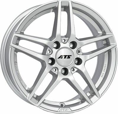 ATS Mizar 7x17 5x112 ET 48 Dia 66 Polar Silver
