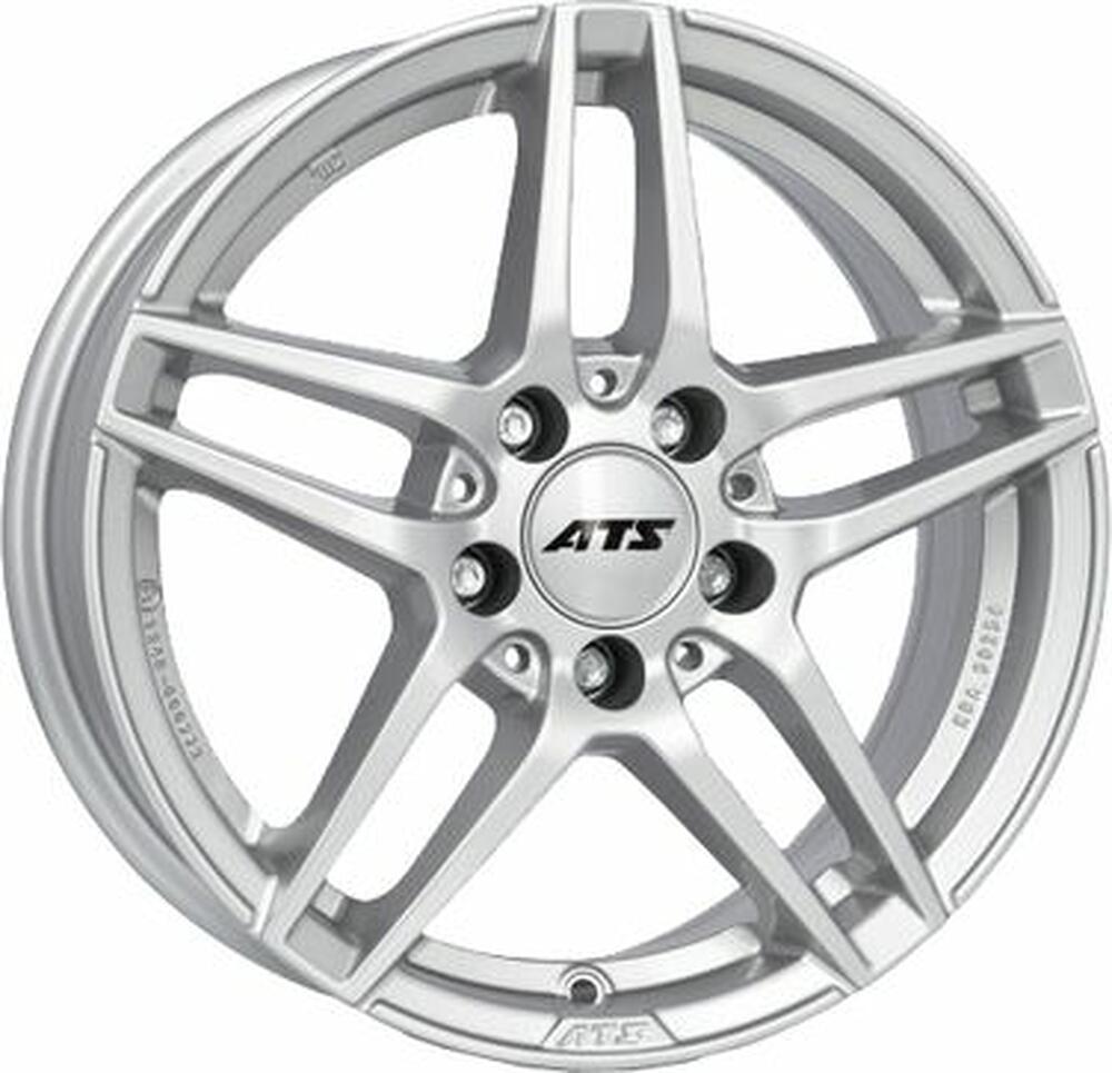 ATS Mizar 7x17 5x112 ET 48 Dia 66 Polar Silver