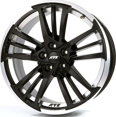 ATS Prazision 9x20 5x108 ET 40 Dia 70.1 Racing Black Double lip polished