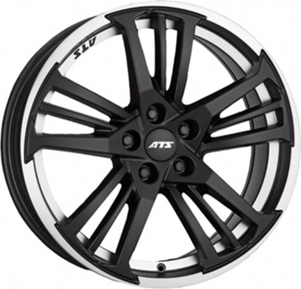 ATS Prazision 7.5x17 5x100 ET 35 Dia 63.3 Racing Schwarz Doppel Hornpoliert