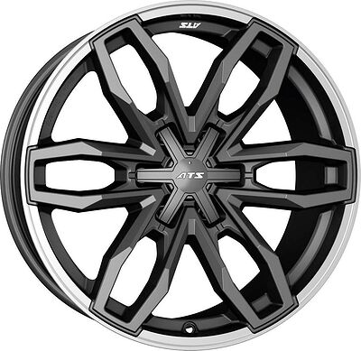 ATS Temperament 6 8.5x18 6x139.7 ET 20 Dia 106.1 Blizzard Grey Lip Polished