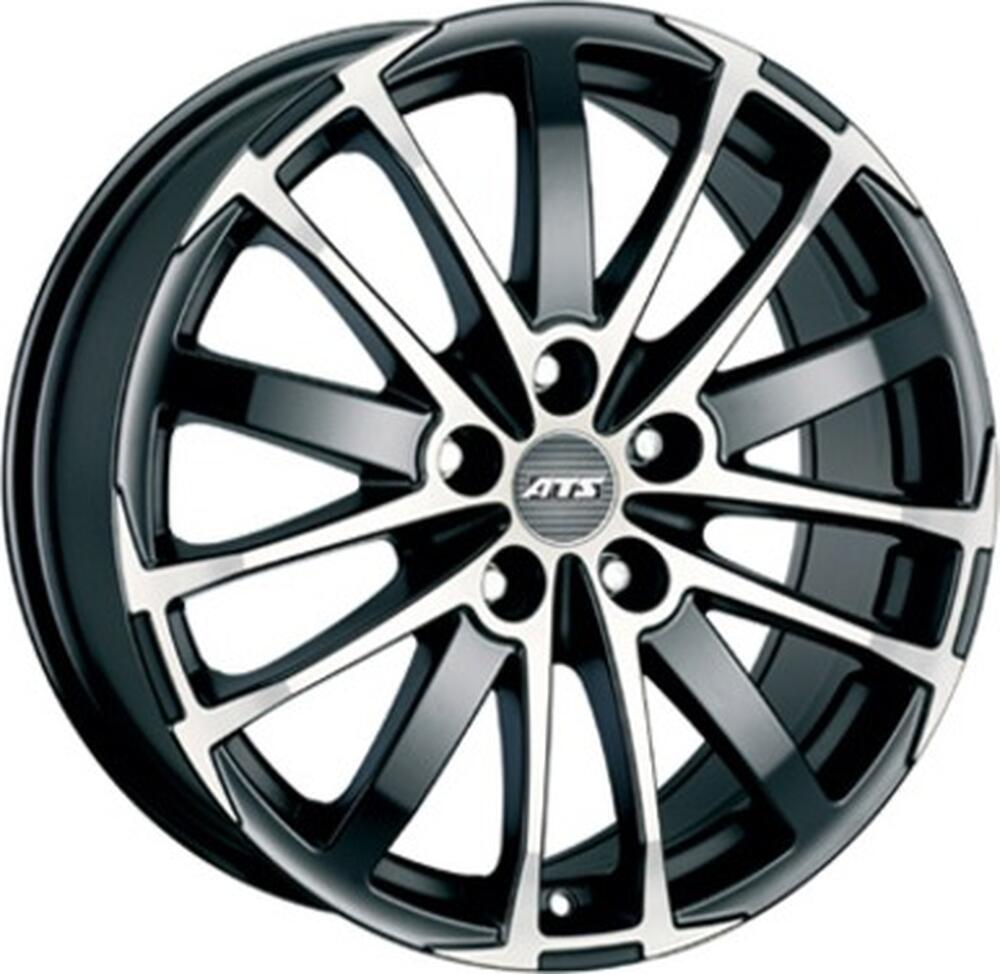 ATS X-treme 7.5x16 5x114.3 ET 45 Dia 70.1 Racing black front polished