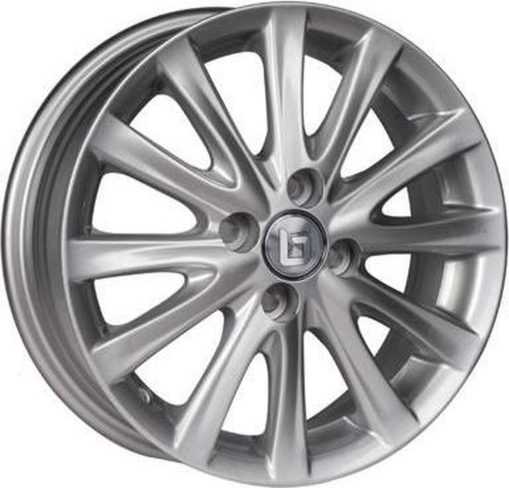 Bantaj BJ2406 5.5x15 4x100 ET 45 Dia 60.1 silver