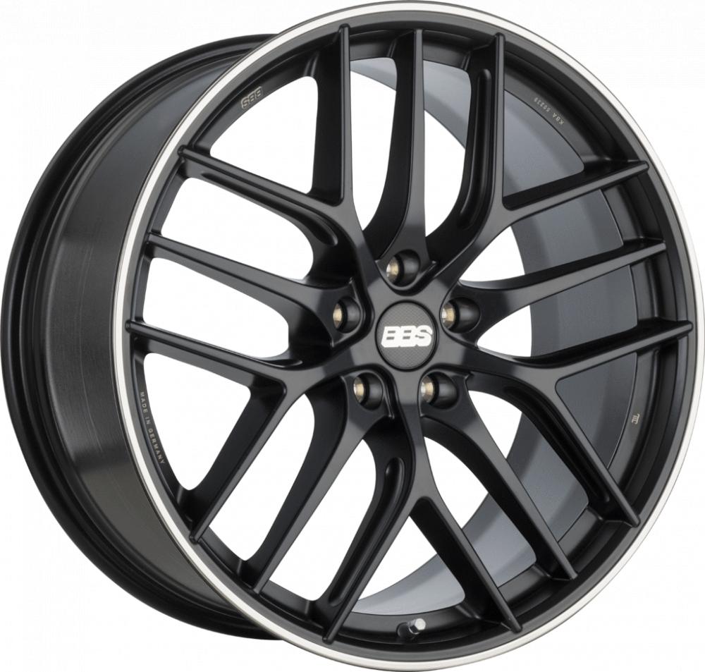 BBS CC 8.5x20 5x112 ET 30 Dia 82 Satin black/diamond-cut