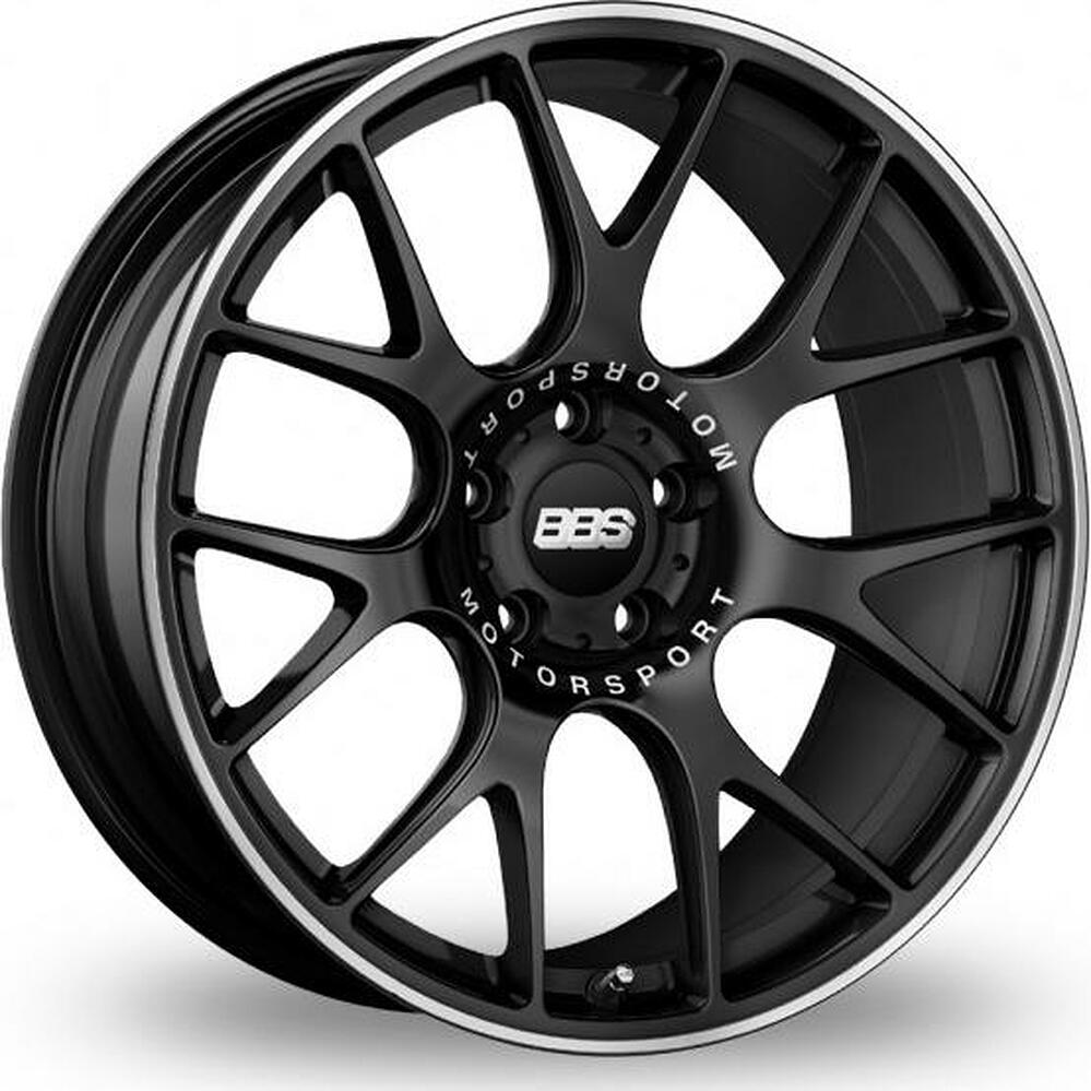 BBS CH 9x21 5x112 ET 24 Dia 66.5 Black Platinum