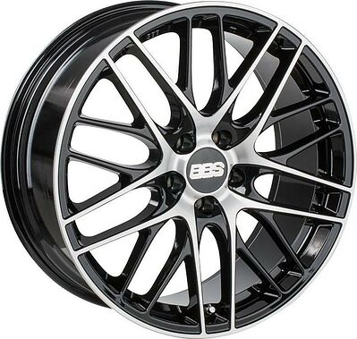 BBS CS 8x18 5x110 ET 40 Dia 82 Satin black/diamond-cut