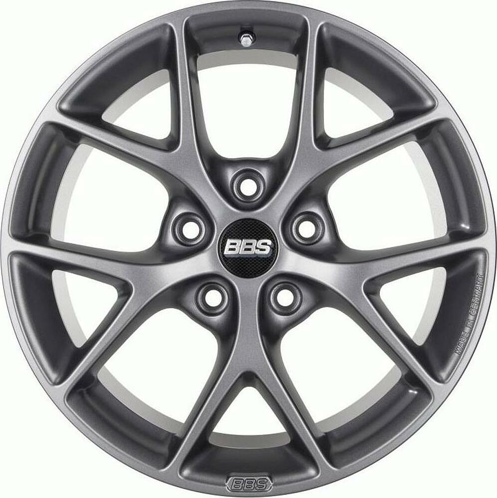 BBS SR 8x18 5x100 ET 48 Dia 70 satin himalaya-grey