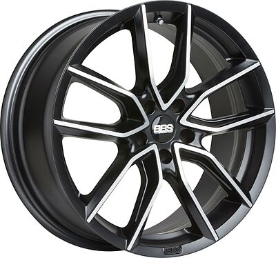 BBS XA 9.5x20 5x112 ET 35 Dia 82 BLACK DIAMOND CUT