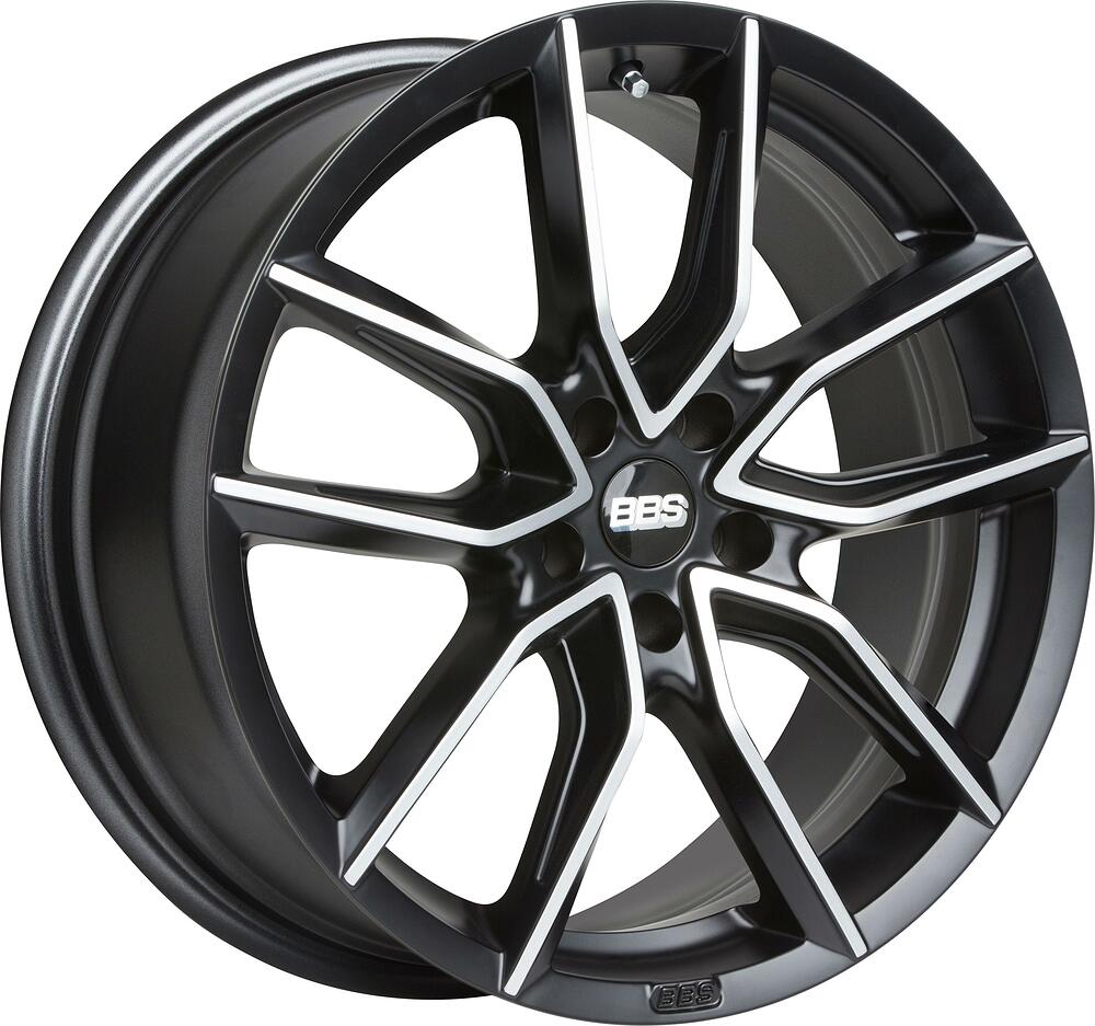 BBS XA 8.5x20 5x112 ET 32 Dia 82 BLACK DIAMOND CUT